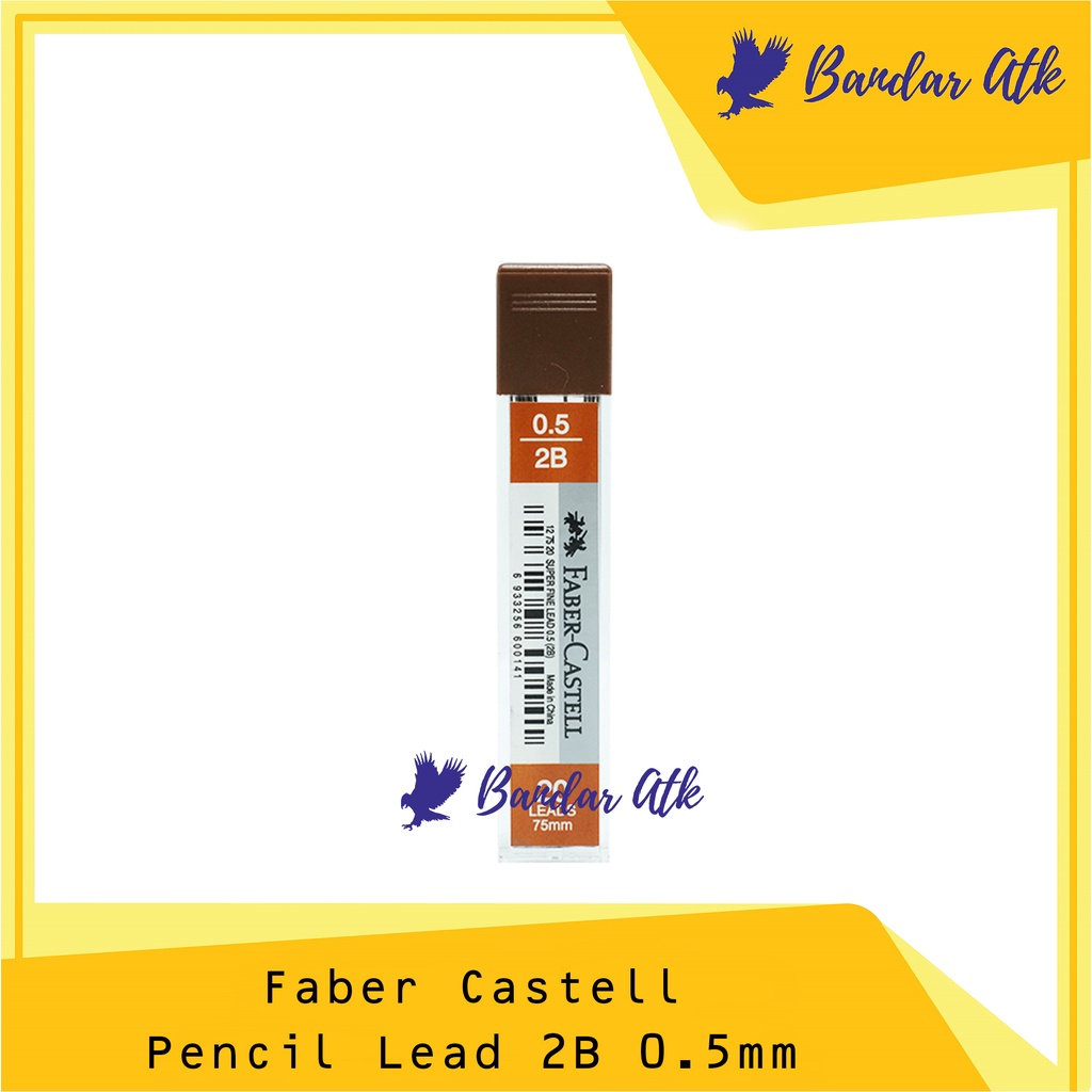 

Isi Pensil Mekanik 2B 0.5mm Faber Castell Refill Pencil Lead [1 TUBE]