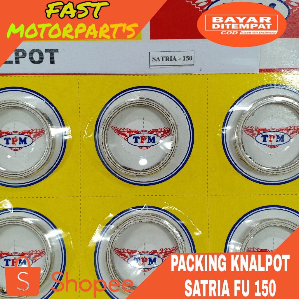 paking packing knalpot satria fu 150