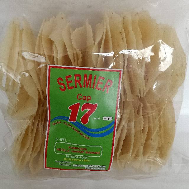

KERUPUK SERMIER MENTAH 500 gram