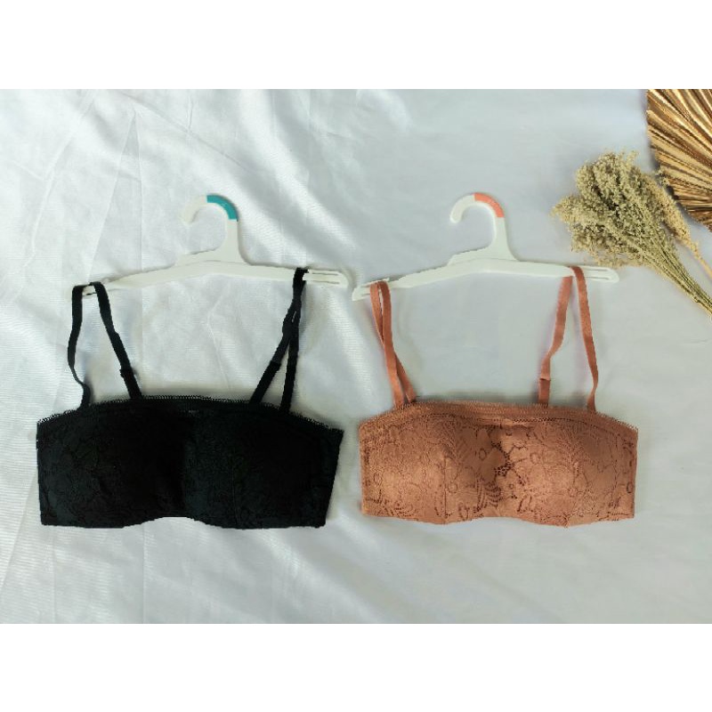 AUDEN WIRELESS LACE KEMBEN BRA Daily Wear + free hangernya