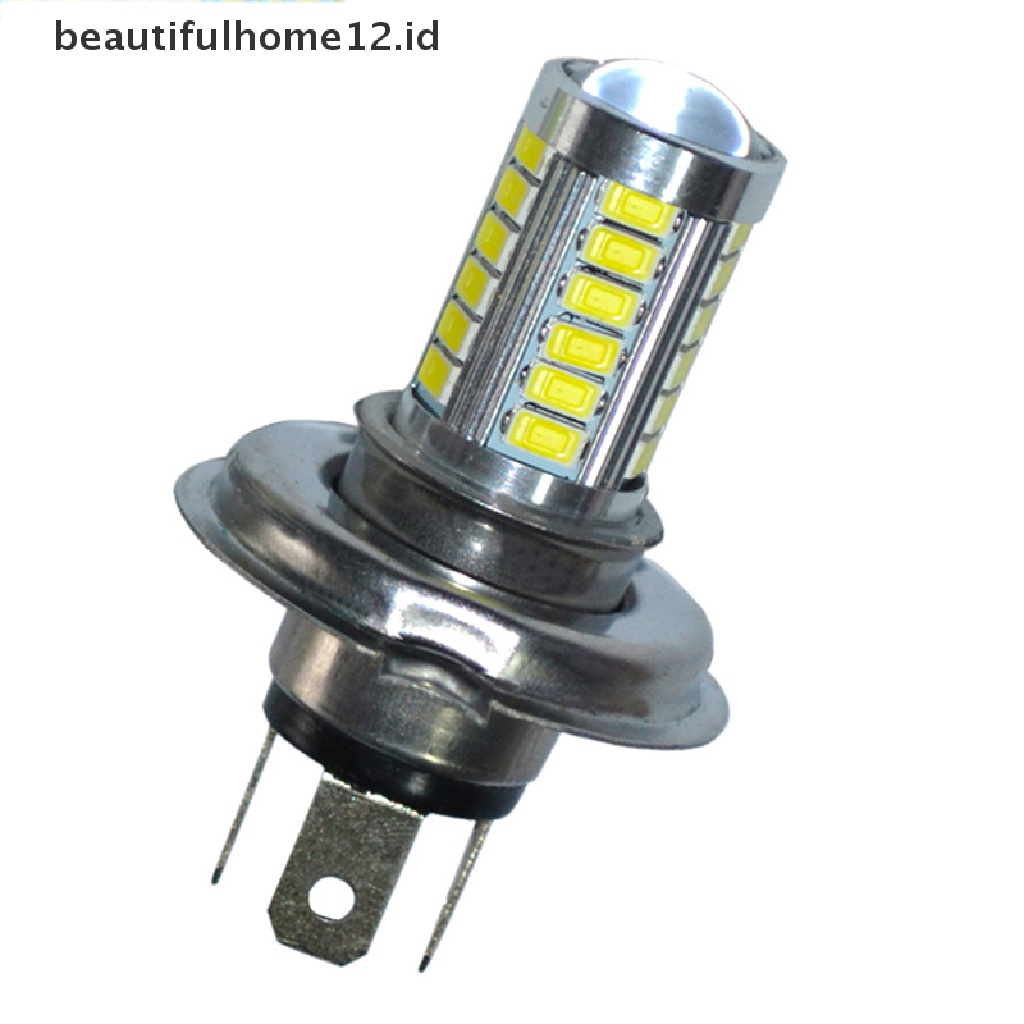 【beautifulhome12.id】 2pcs Car LED H4 H7 H8/H11 9005 9006-5630-33 LED HeadLight Fog Light lamps 12V  .