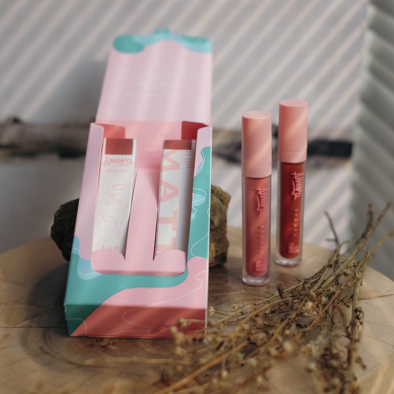 Amora Beauty Lip Matte - Lipstik - Lip Cream - Amora For Adzwa