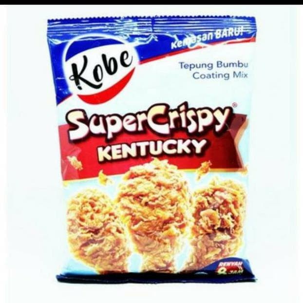 

KOBE TEPUNG AYAM KENTUCKY SUPER CRISPY 75 GRAM