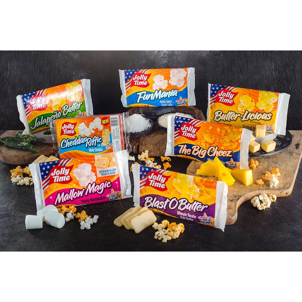 Jolly Time Popcorn Instant Butter / Marshallow / Big Cheese Pop Corn Jagung Snack