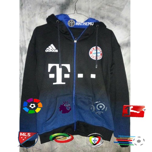 Hoodie Sweter Jaket Bola BAYERN MUNICH MUNCHEN Jerman Jersey Dunia