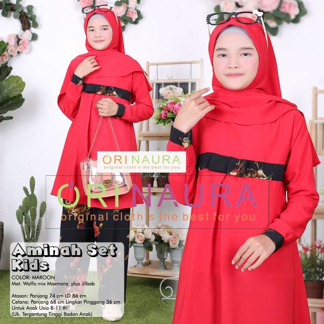 AMINAH SET KIDS | ORI NAURA