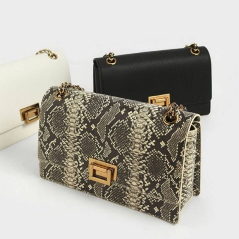 Envelope Chain Handle Bag - Tas Wanita - Tas Wanita Sale - 11.11 SALE CNK | CK CYGNUS  CROCO ORIGINA