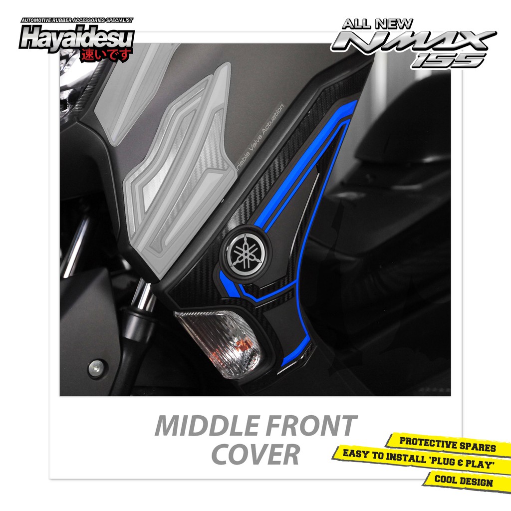 

Hayaidesu All New NMAX Middle Front Cover Variasi Body Protector Aksesoris Motor