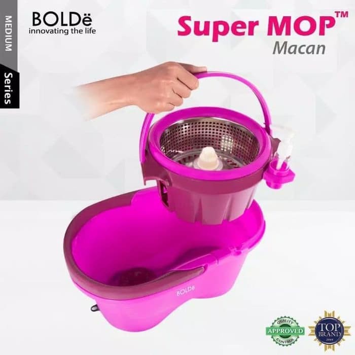 BOLDE SuperMop / Alat Pel Lantai Macan Super Mop