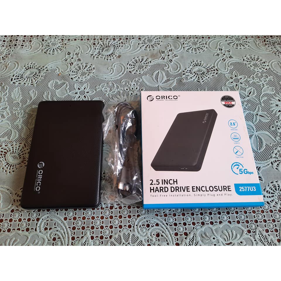 Hardisk External USB 3 500GB - Case Orico Baru HDD 100%