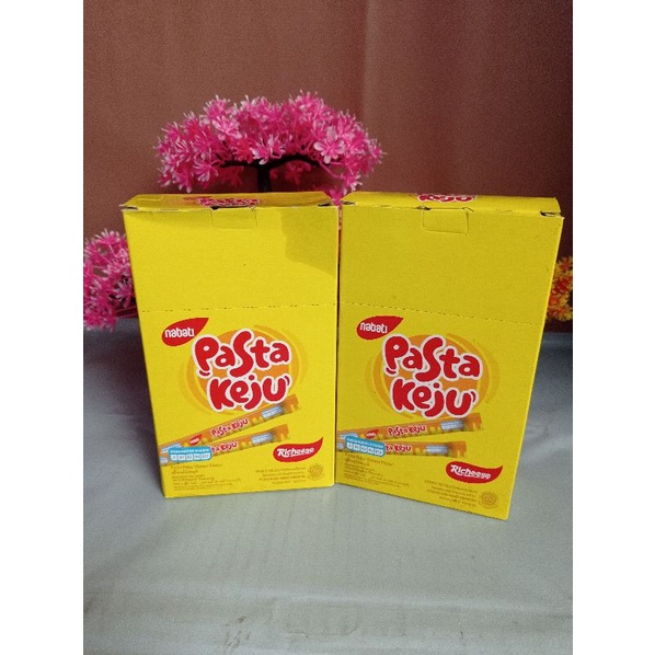 Richeese Pasta Keju Nabati 1 Box