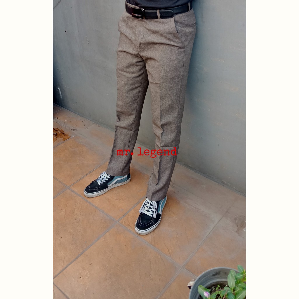 Mr. Legend celana formal pria slimfit | celana kantor pria slimfit | celana kerja pria | celana bahan pria slimfit