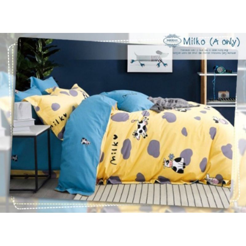 SPREI MOO SAPI COW MOTIF HITAM PUTIH