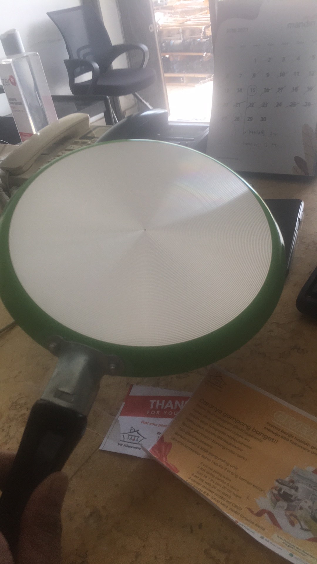 Wajan Teflon 20cm / Wajan Gagang / Crepes Pan / Crepes Maker Makcook