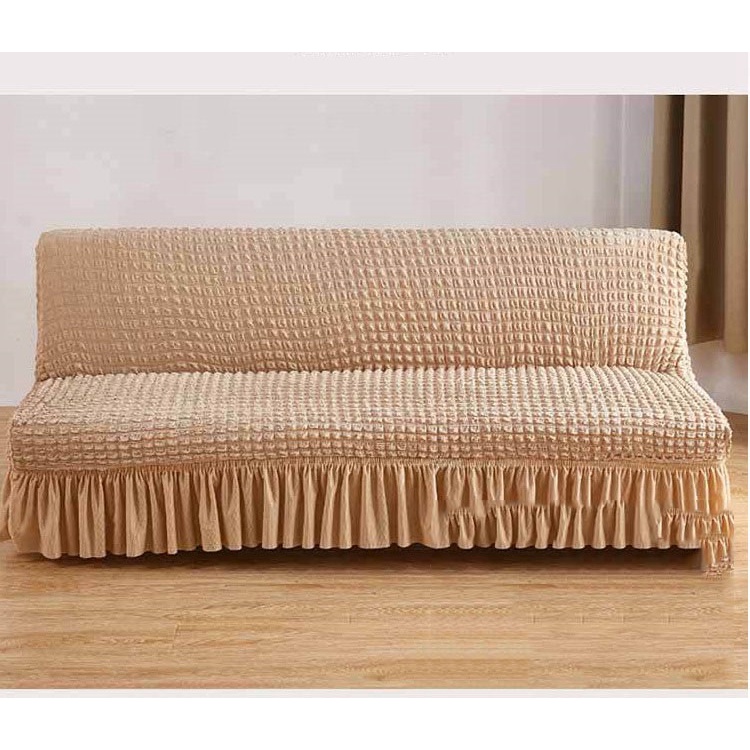 Mi.more Sofa Bed Cover With Skirt With Satu Sarung Bantal M(160-190cm)/L(190-210cm) / Penutup Sarung Alas SofaBed Elastis Rend