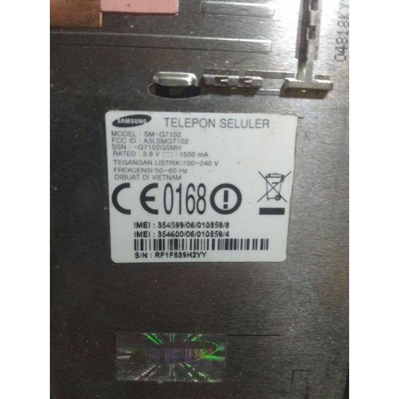 mesin Samsung G7102