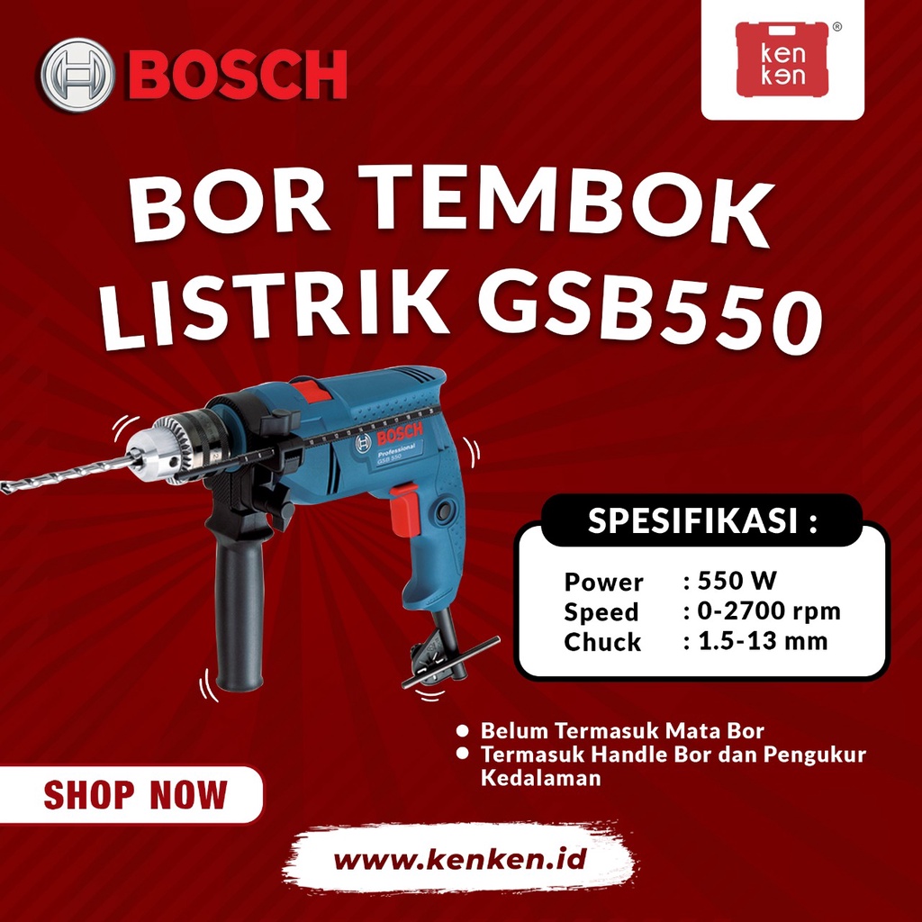 Bor Beton 13mm Bosch GSB 550