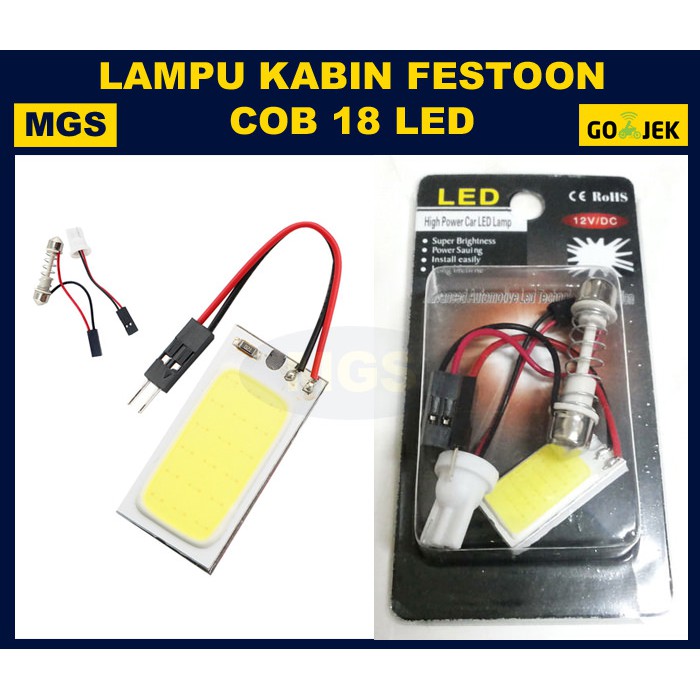 20Pcs Lampu LED Kabin COB 18 Titik