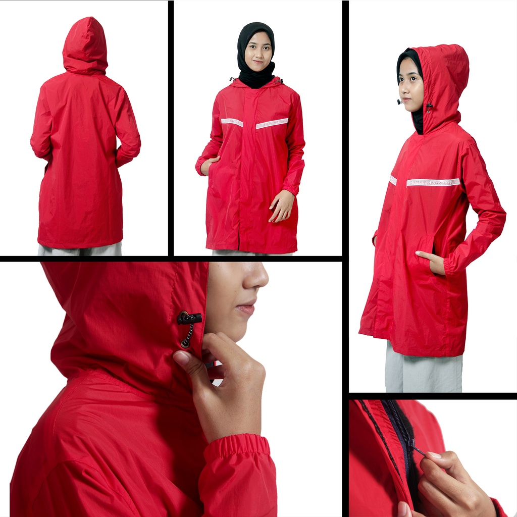 Jaket hijab /Jaket parasut / Jaket wanita / Outwear wanita /Jaket waterproof / Jaket terbaru