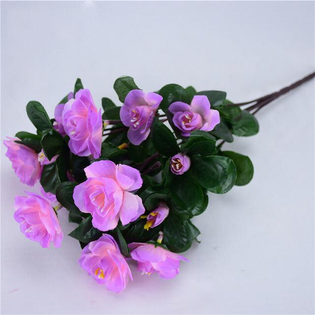 COD BUNGA MAWAR  BUNGA TANGKAI PLASTIK BUNGA ARTIFISIAL BUNGA PAJANGAN BUNGA HIASAN BT9019-UNGU