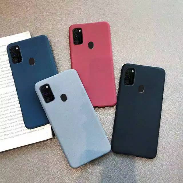 Softcase Samsung m21 case anti slip soft case premium