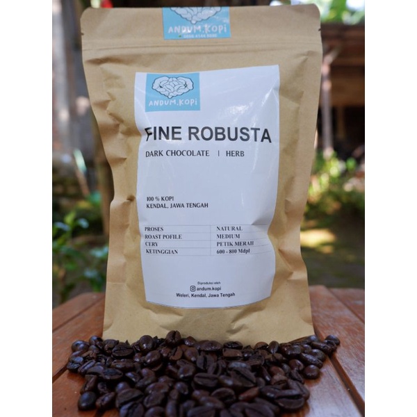 

Kopi Fine Robusta | 250 Gram | Pilihan Kopi Bubuk / Biji