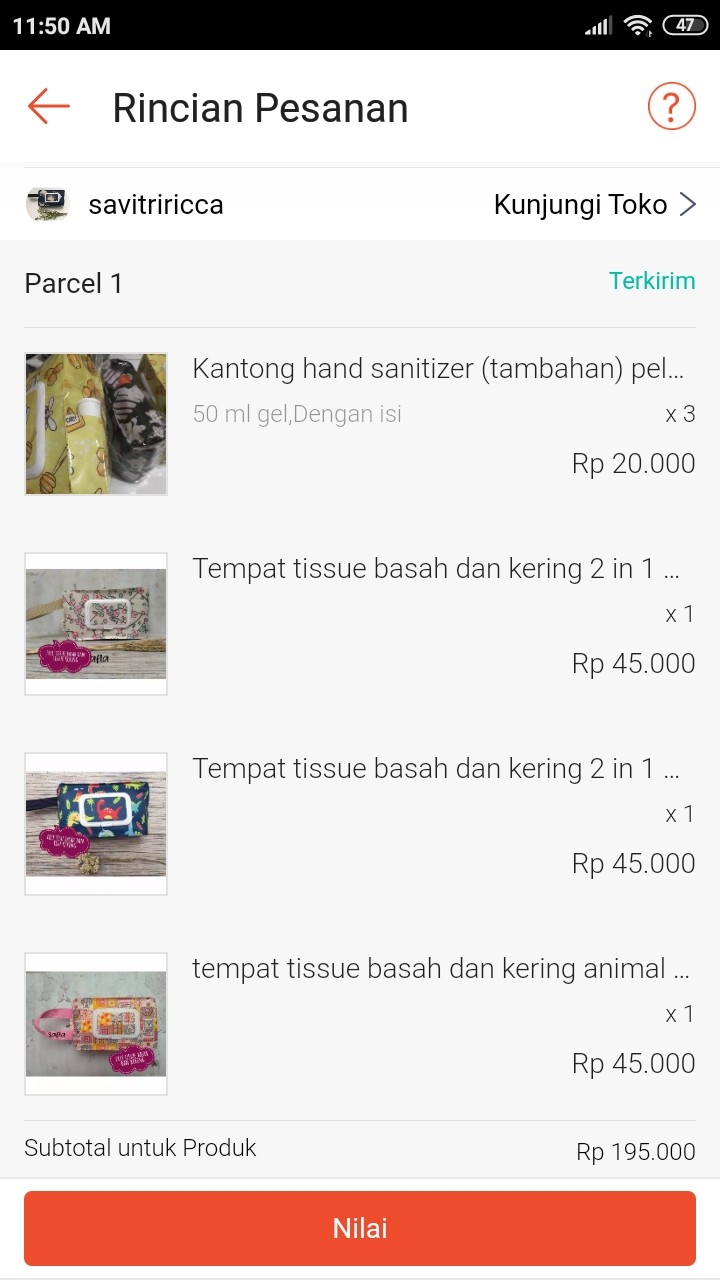 Tempat Tissue Basah Dan Kering 2in1 3in1 4in1 Bunga Krem