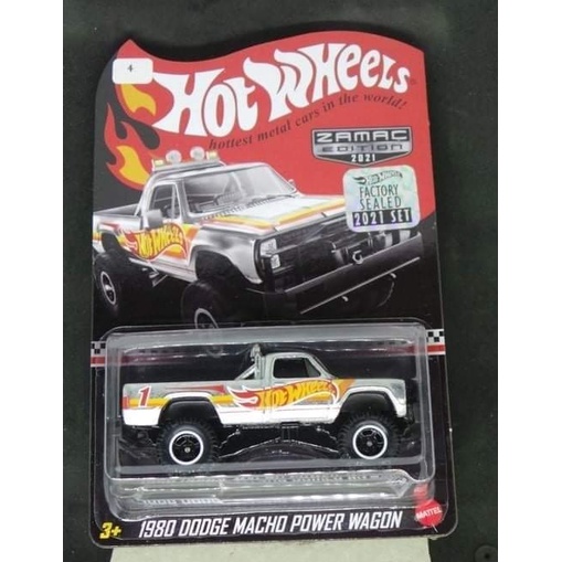 LIMITED! MAIL IN Factory Sealed 2021 | Diecast Hot Wheels 1980 Dodge Macho Power Wagon Mobil Mainan Anak FS HW Hotwheels