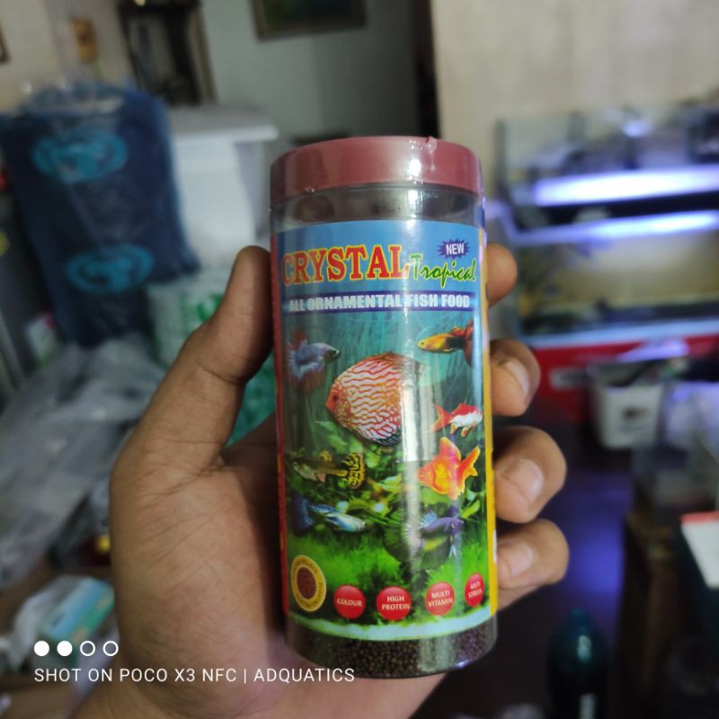 

pelet ikan tropical crystal