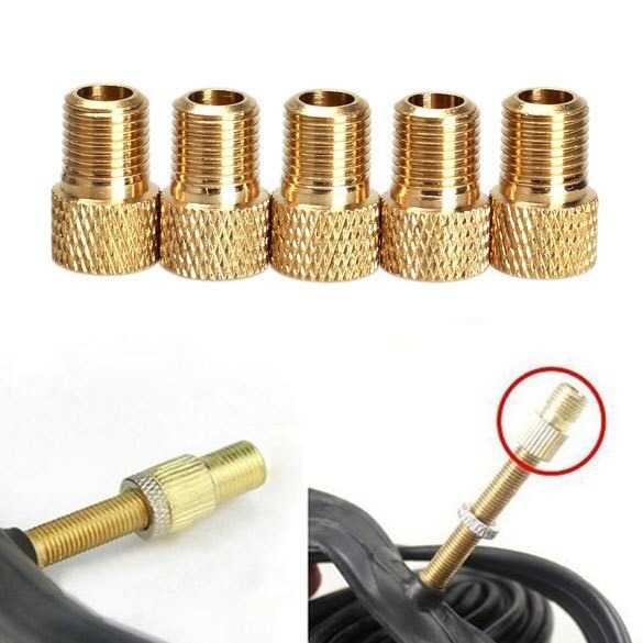 Konektor Pompa Isi 10PCS Adaptor Valve Pentil Ban Sepeda Presta to Schrader Aksesoris Sepeda Balap K