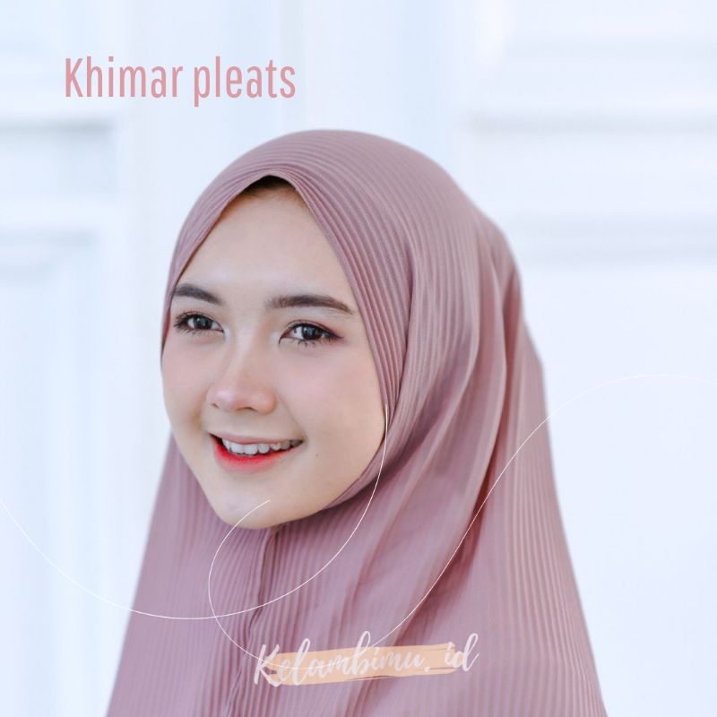khimar instan plisket premium/khimar pleats/hijab plisket termurah