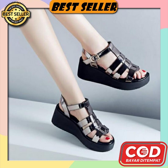 Sandal Wanita Wedges Sofiya Import Terbaru Wedges Sepatu Hak Tali Heels Fashion Import Termurah Terl