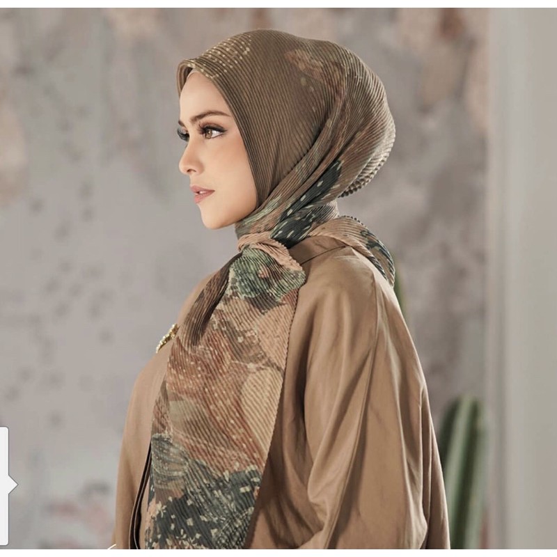 buttonscarves preloved opuntia pleated