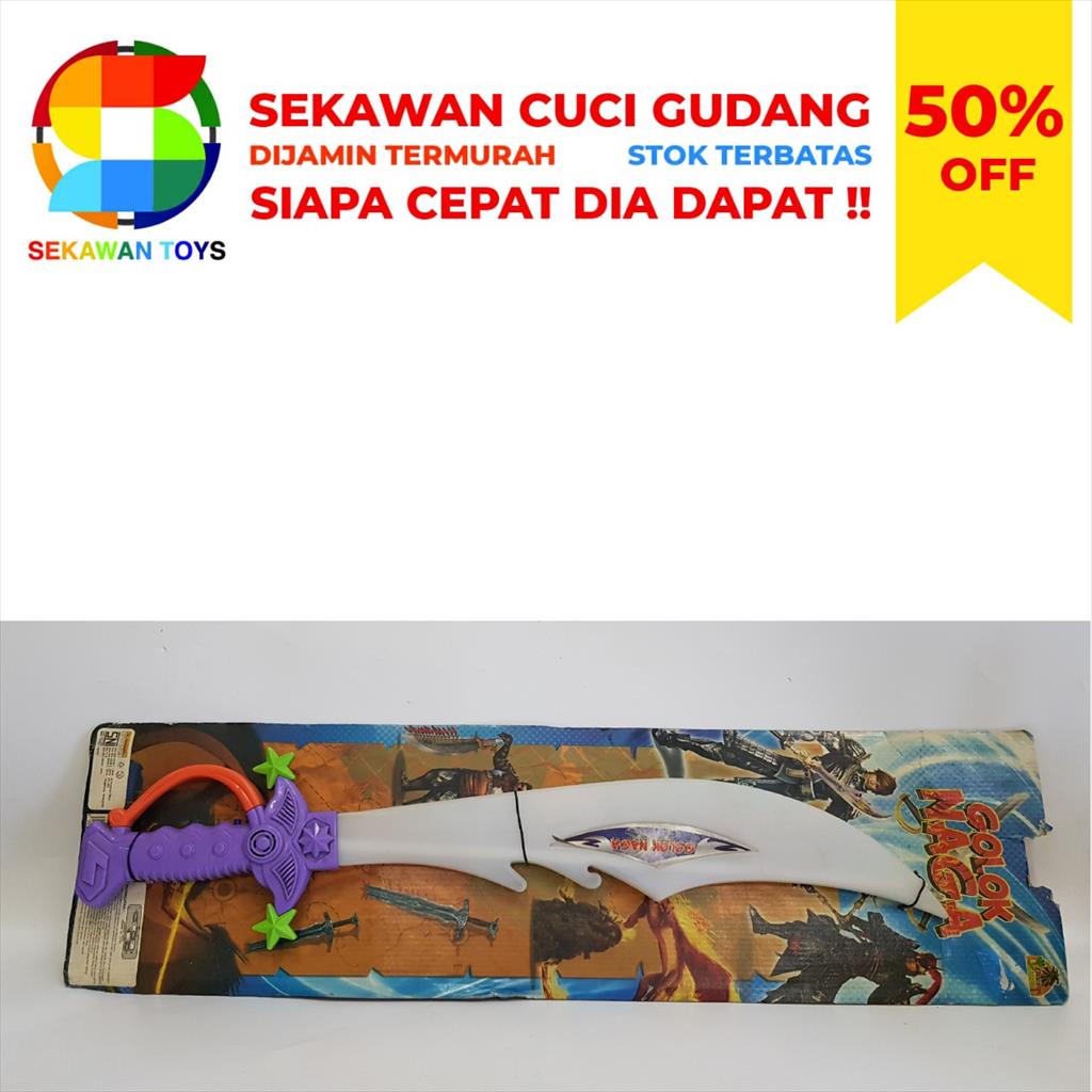 Mainan Pedang-Pedangan Plastik / Mainan Pedang GLK Naga SEKAWAN SALE 08