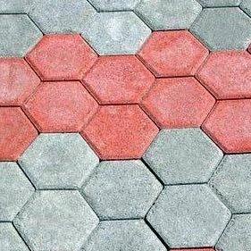 paving blok / paving block / paving / konblok model hexagon / segi 6