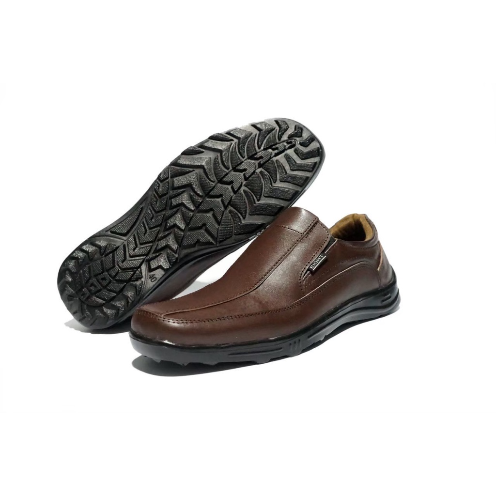 SepatuFormal Pantofel Slip On Pria Sepatu Pria Casual Formal Kulit Asli Sepatu Formal Pria Pantofel Kerja Kuliah formal Original Kekinian Murah Terlaris Sepatu Loafer Kulit Pria