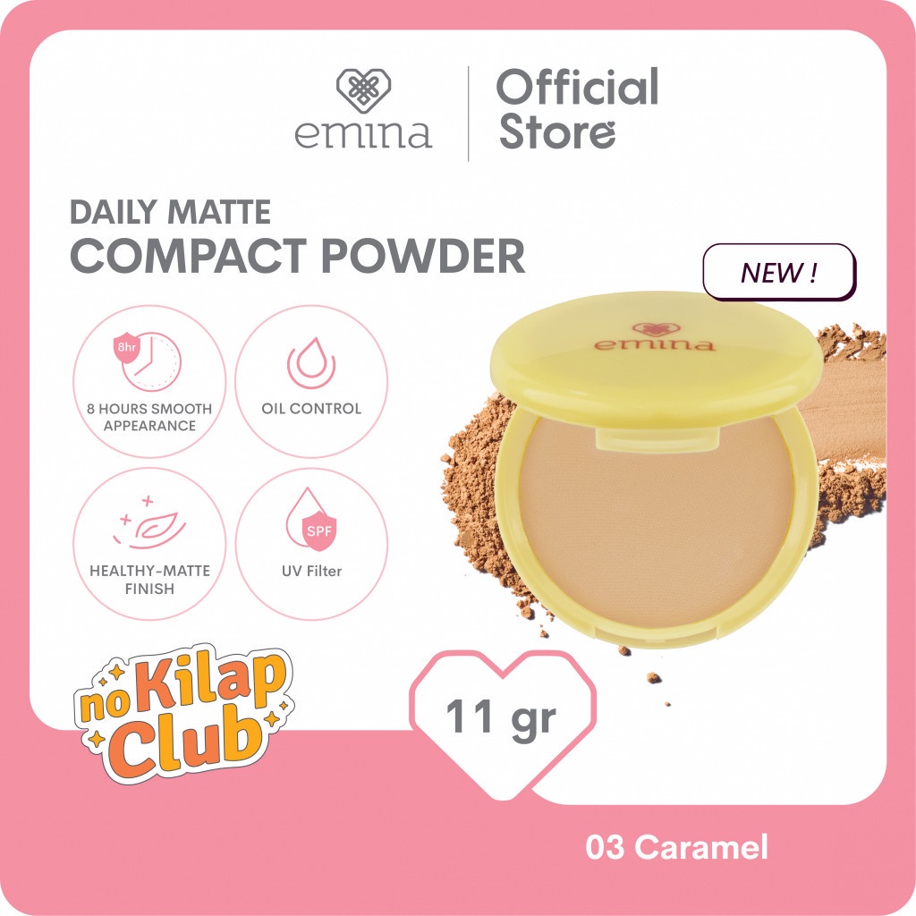 Emina Daily Matte Compact Powder 11 g