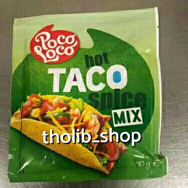 

bumbu poco loco hot taco spice mix 40 gr
