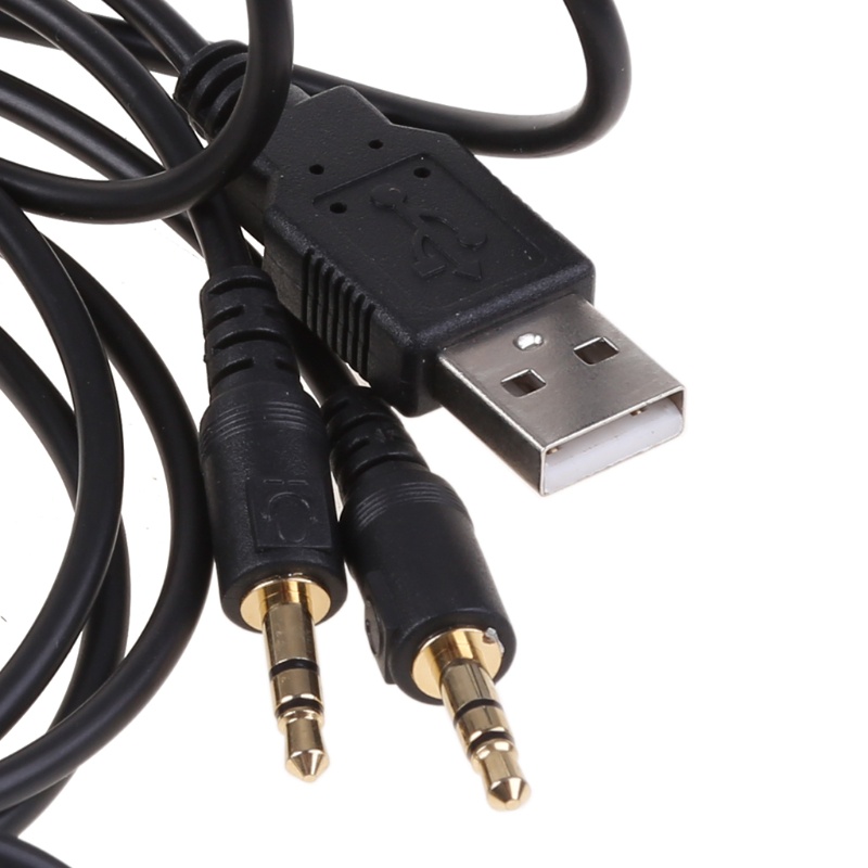 Cre Kabel Charger Audio 4 in 1 3.5mm Panjang 1.8m Untuk SteelSeries-Arctis