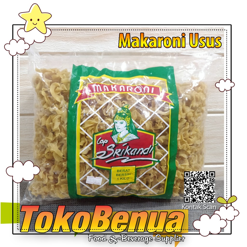 

MAKARONI MENTAH USUS SRIKANDI 1 KG