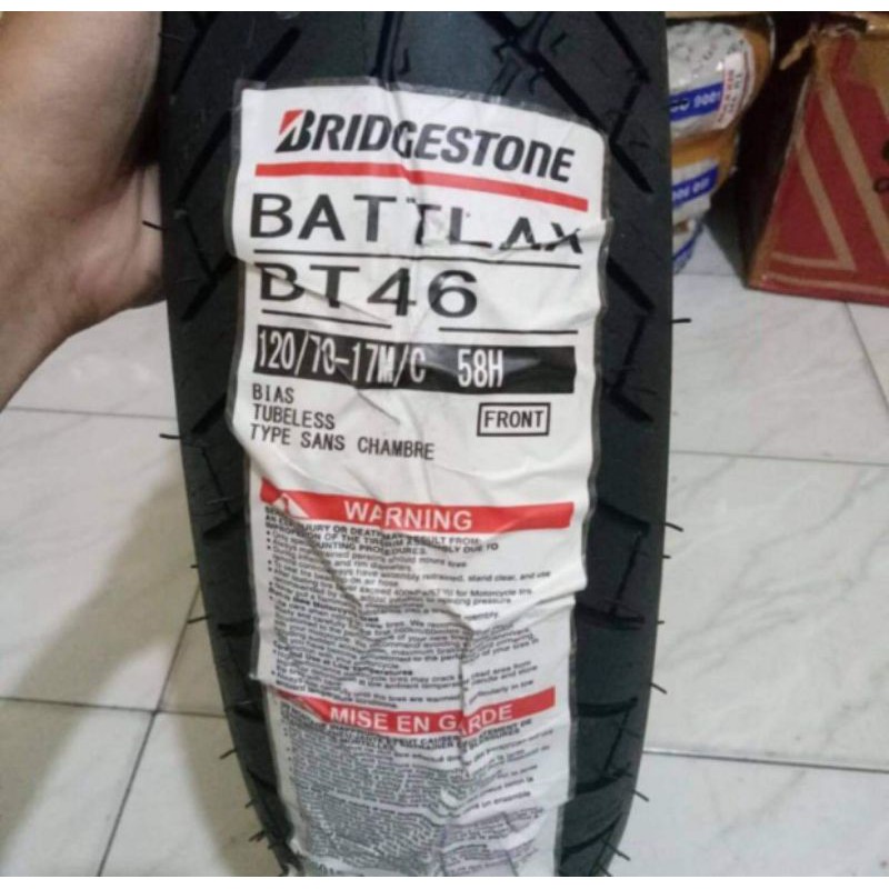 ban luar battlax bridgestone bt 46 uk 120/70-17