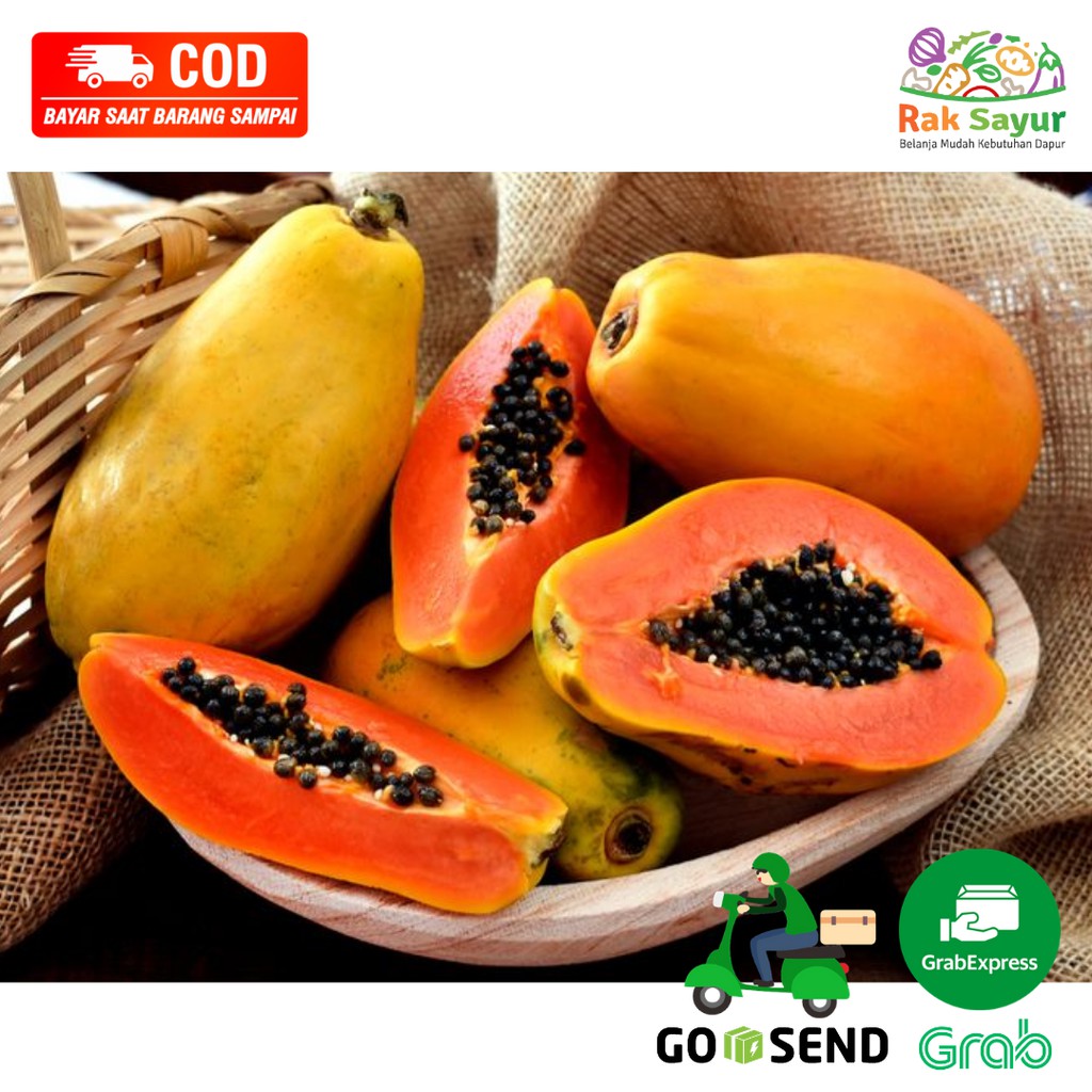 

Buah Pepaya Madu Kalikih Batiak Sampelo per Buah Jus Sehat Fresh Rak sayur Padang