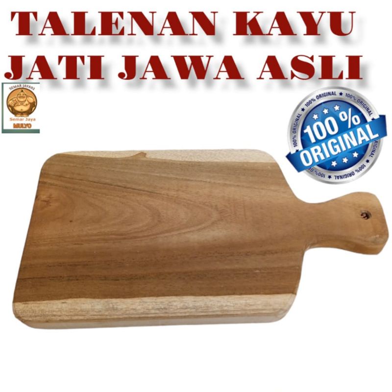 TALENAN KAYU JATI JAWA ASLI FINISHING FOOD GRADE