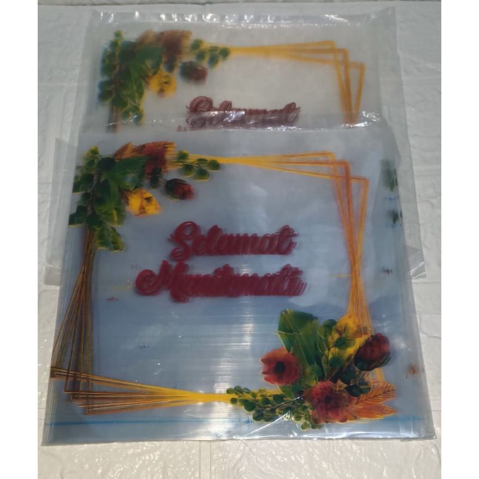 Plastik OPP/ samir nasi 20 plastik samir selamat menikmati uk 20x20 selamat makan harga grosir minim