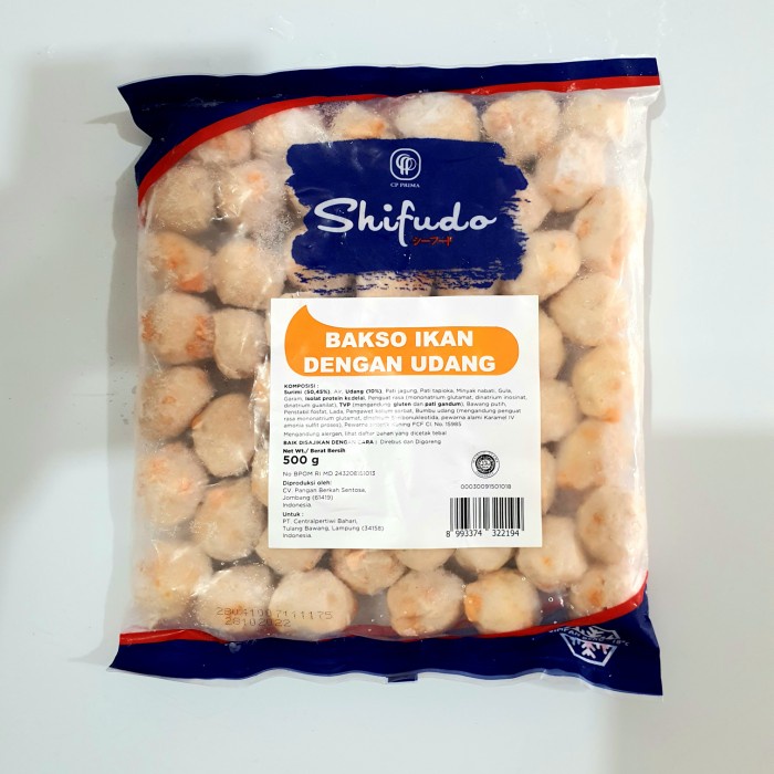 

Shifudo - Bakso Rasa Udang [500g]