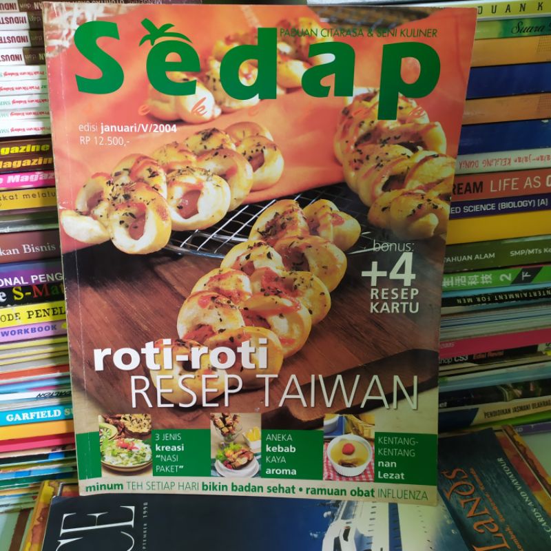 MAJALAH SEDAP EDISI 2004 - ROTI - ROTI RESEP TAIWAN
