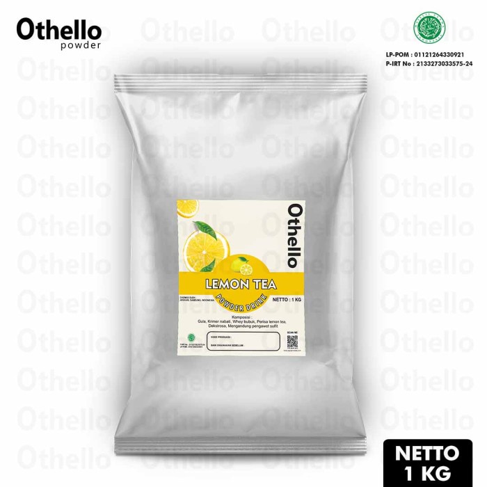 

DISKON - (BISA COD) OTHELLO POWDER - LEMON TEA 1 Kg