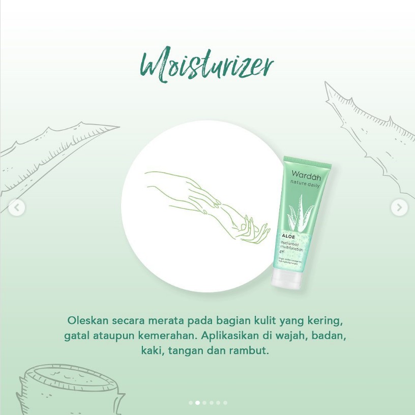 Wardah Aloe Hydramild Multifunction Gel 100ml