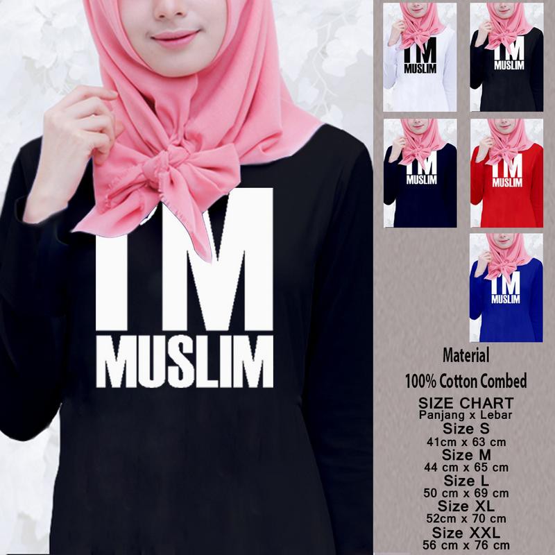 Kaos Muslim Wanita Panjang SN-WLMSMY363 IM MUSLIM Baju Dakwah