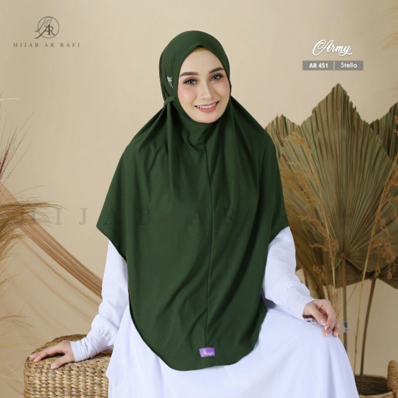 ARRAFI - AR 451 - HIJAB INSTAN - HIJAB MARYAM JUMBO - HIJAB TALI ORI ARRAFI
